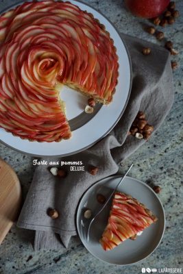 Mein erstes Rezept neu aufbereitet: Französische Tarte aux pommes. In einer "deluxe"-Ausführung.