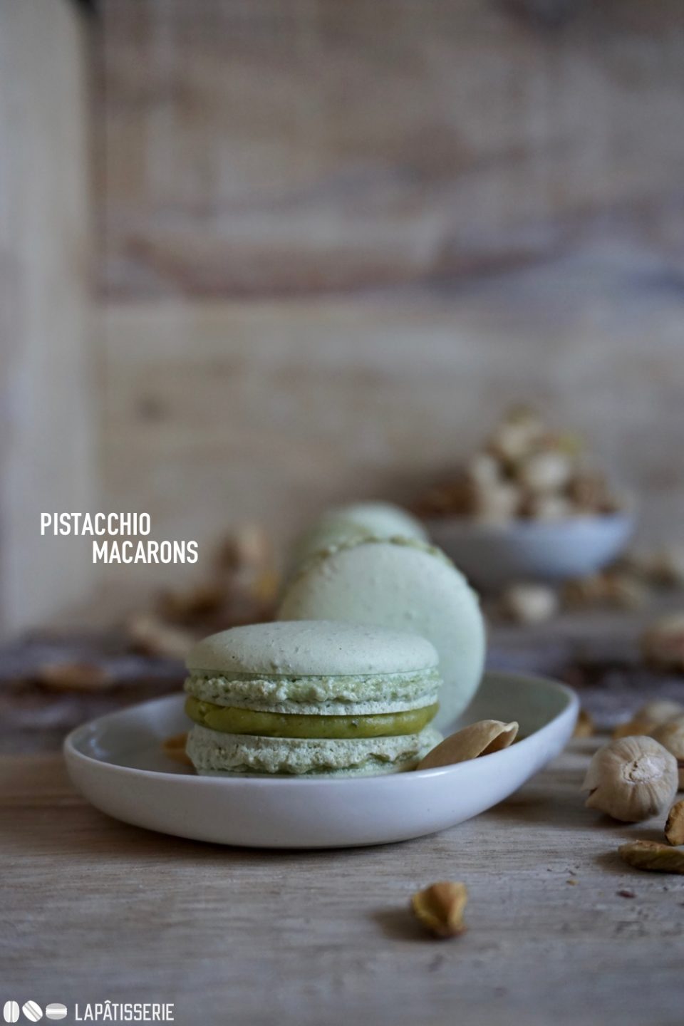 Klein und fein, das sind die Pistazien-Macarons auf jeden Fall.
