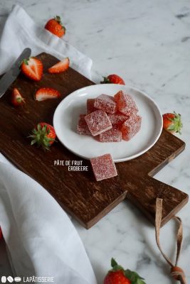 Kleines Konfekt für Zwischendurch: Pâte de fruit aus Walderdbeeren. Total einfach zu machen.