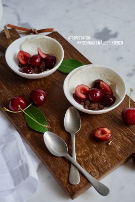 Letzter Gang oder süßer Abschluss: Schwarzwälder Kirsch als Dessert.