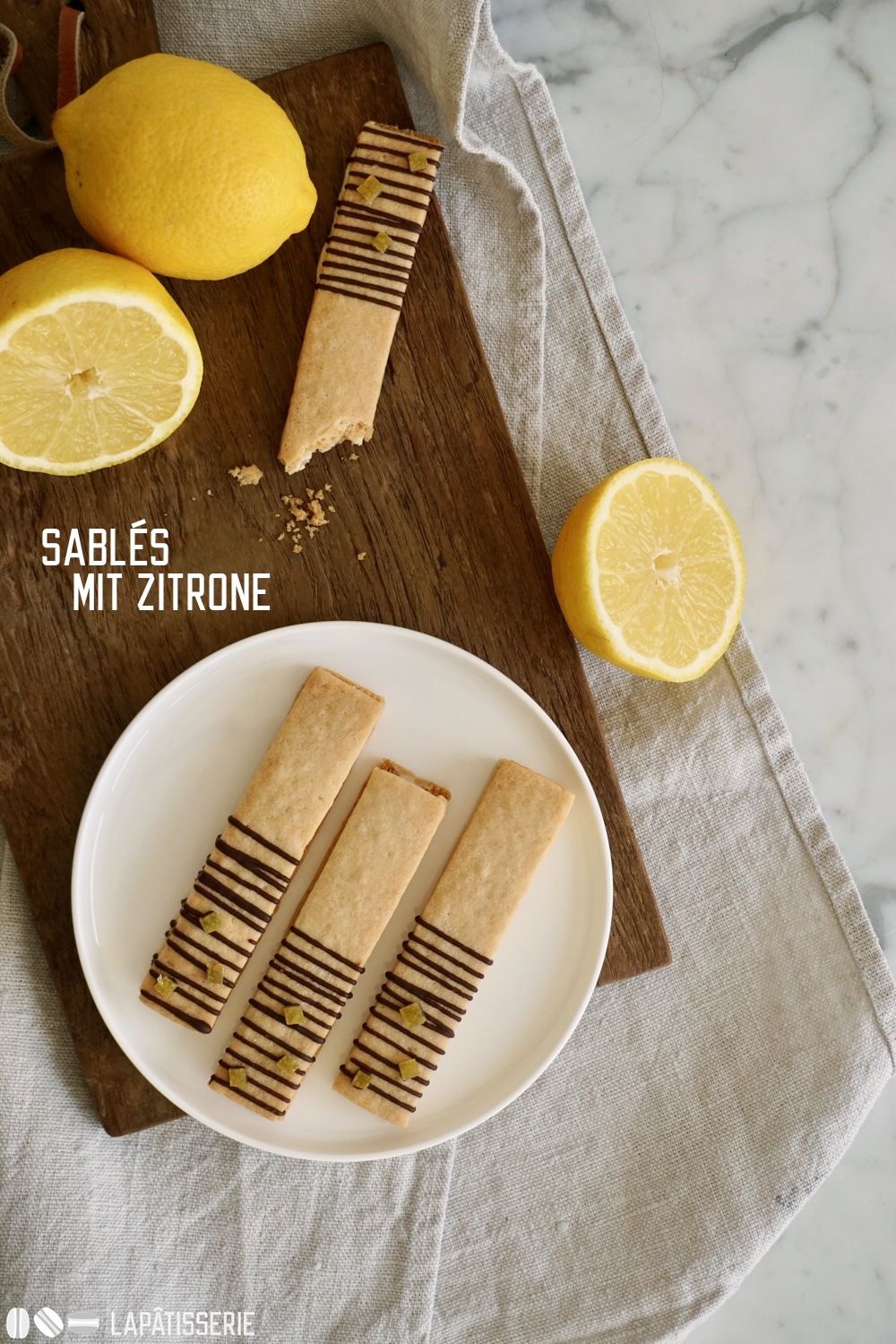 Sablés mit Zitrone LAPÂTISSERIE