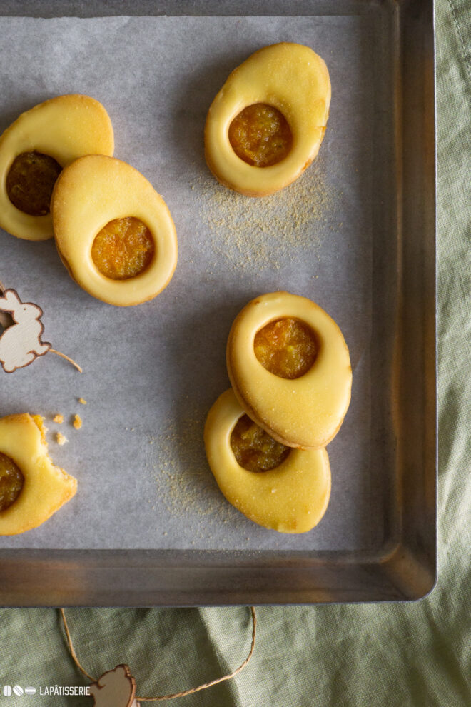 Weiche Osterei Kekse mit Orange LAPÂTISSERIE