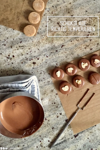 Lerne wie du Schokolade richtig temperierst, damit sie für deine Pralinen schön glänzt.